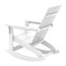 Flash Furniture White Modern Poly Resin Adirondack Rocking Chair JJ-C14709-WH-GG - alternate 10